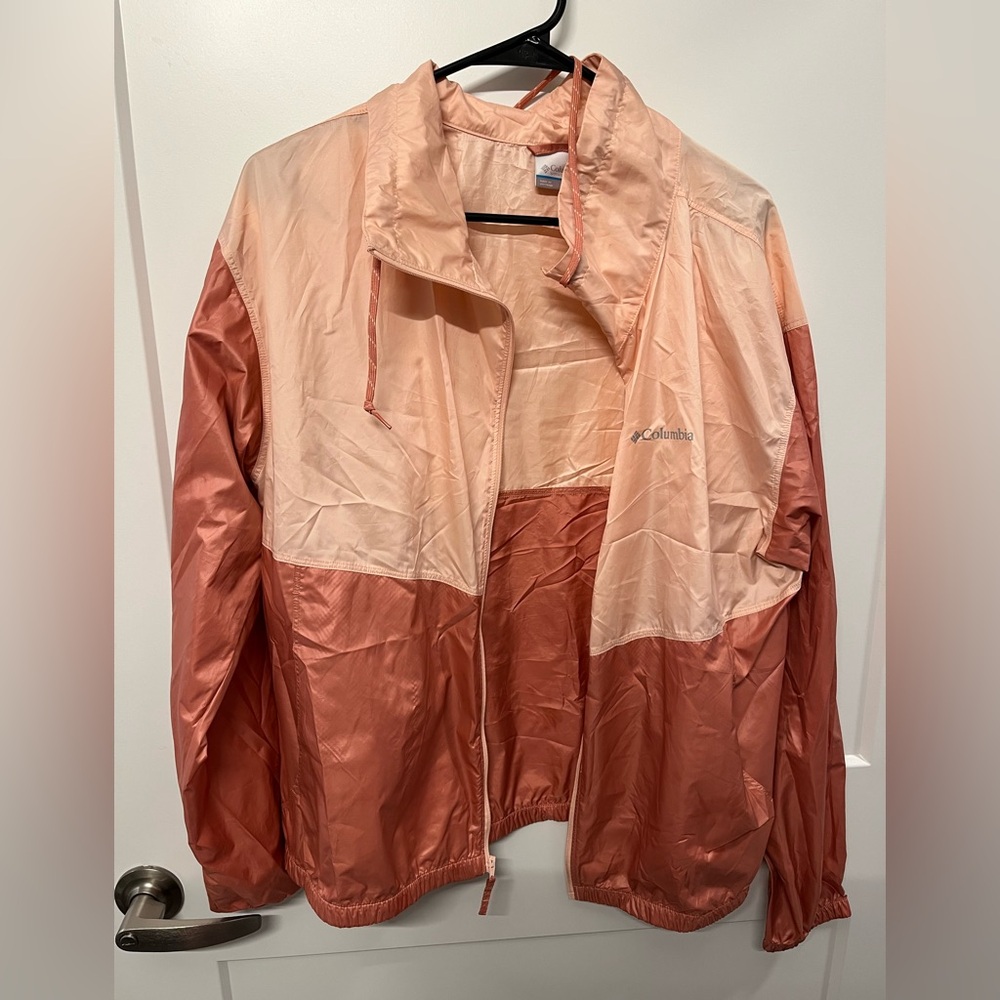 Columbia rain jacket zipup